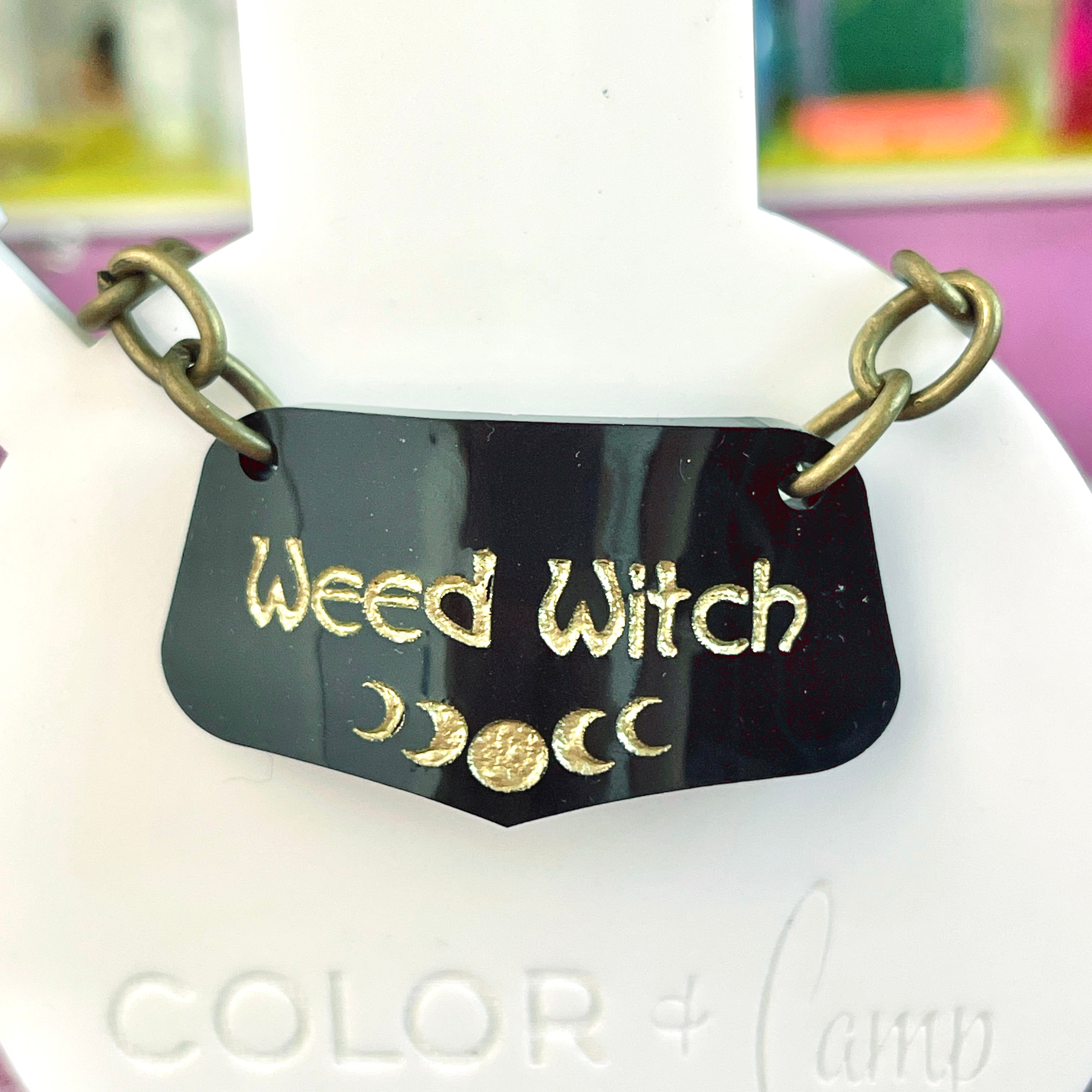 W33d Witch Decanter Tag