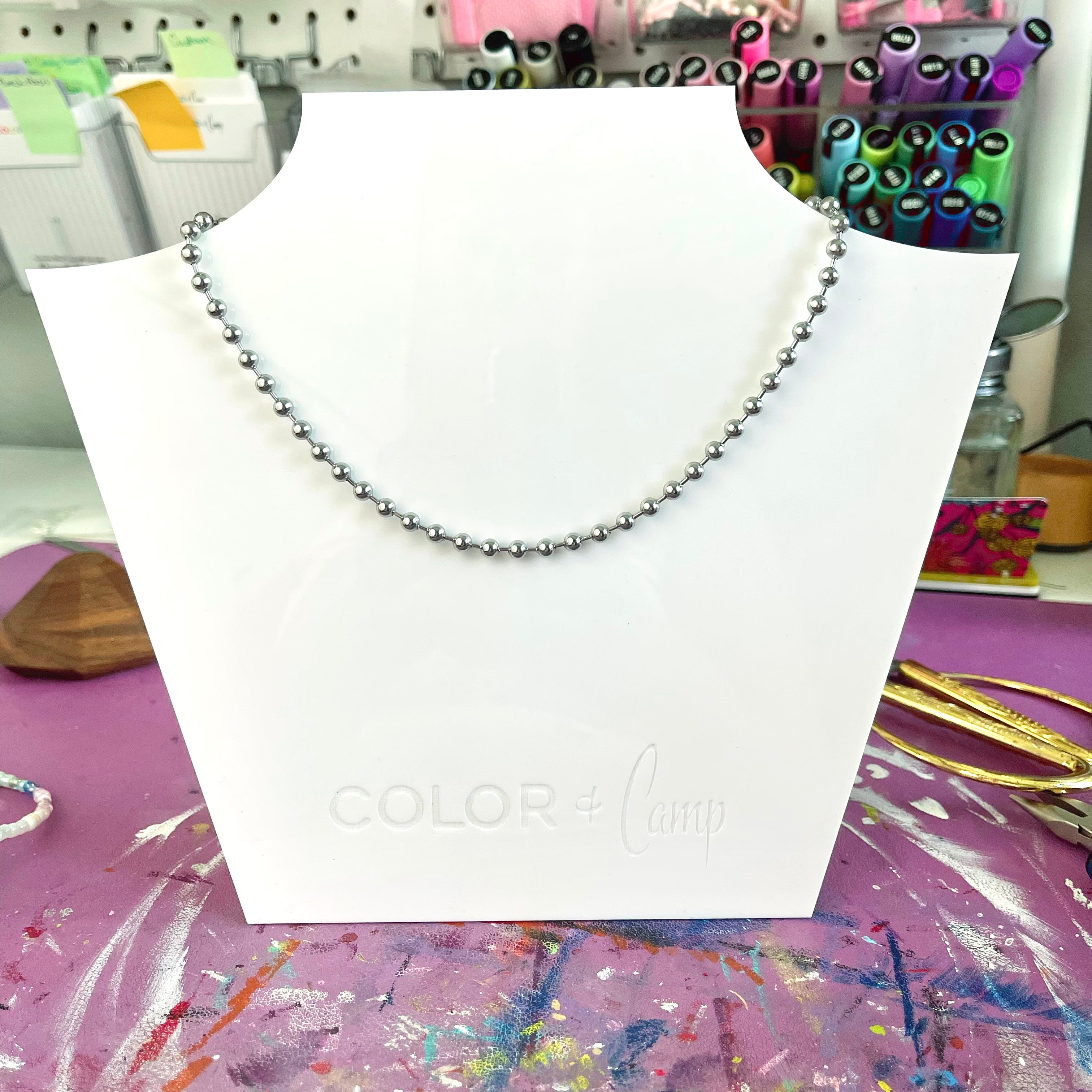 Fat Ball Chain Necklace Base