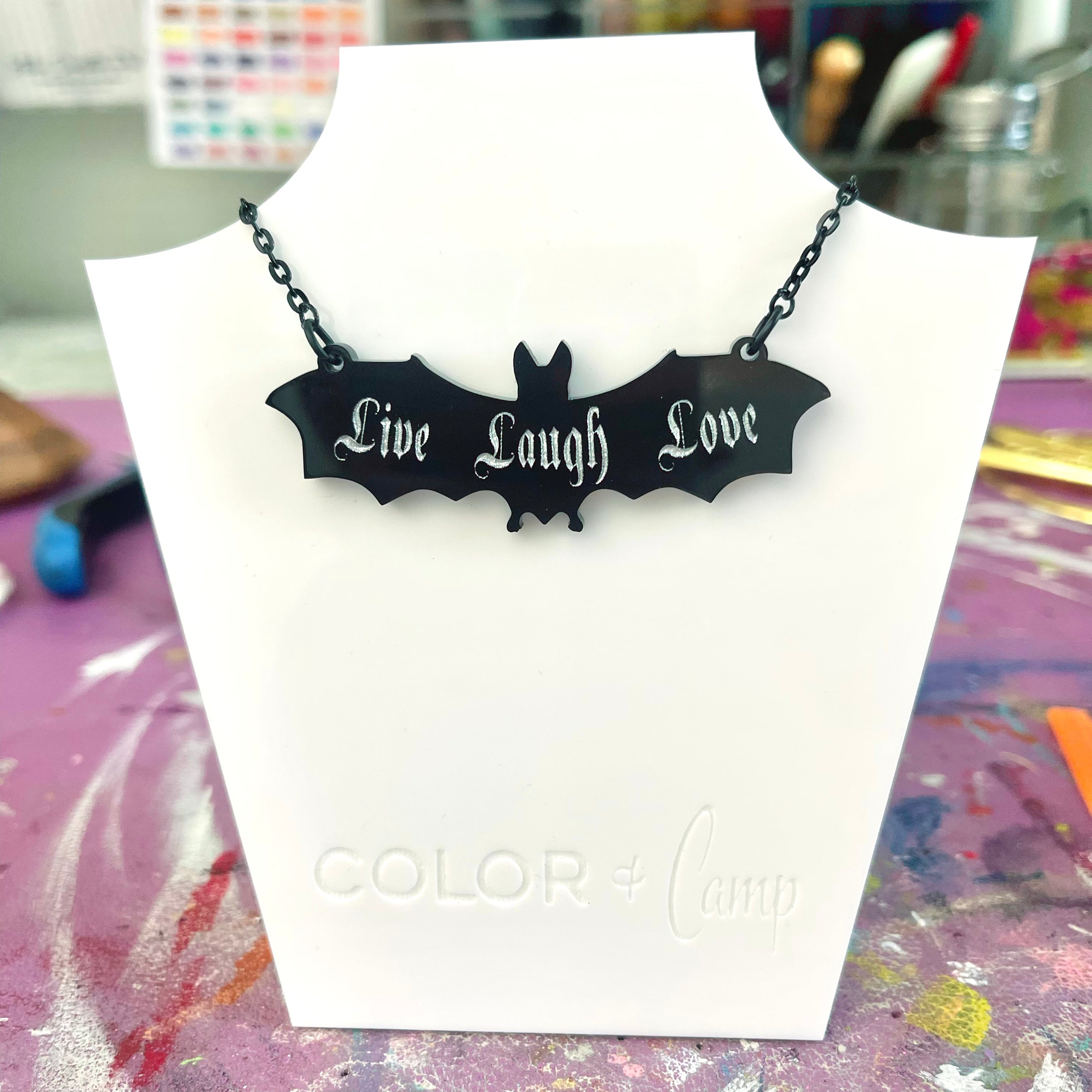 Design Your Own Goth Bat Necklace