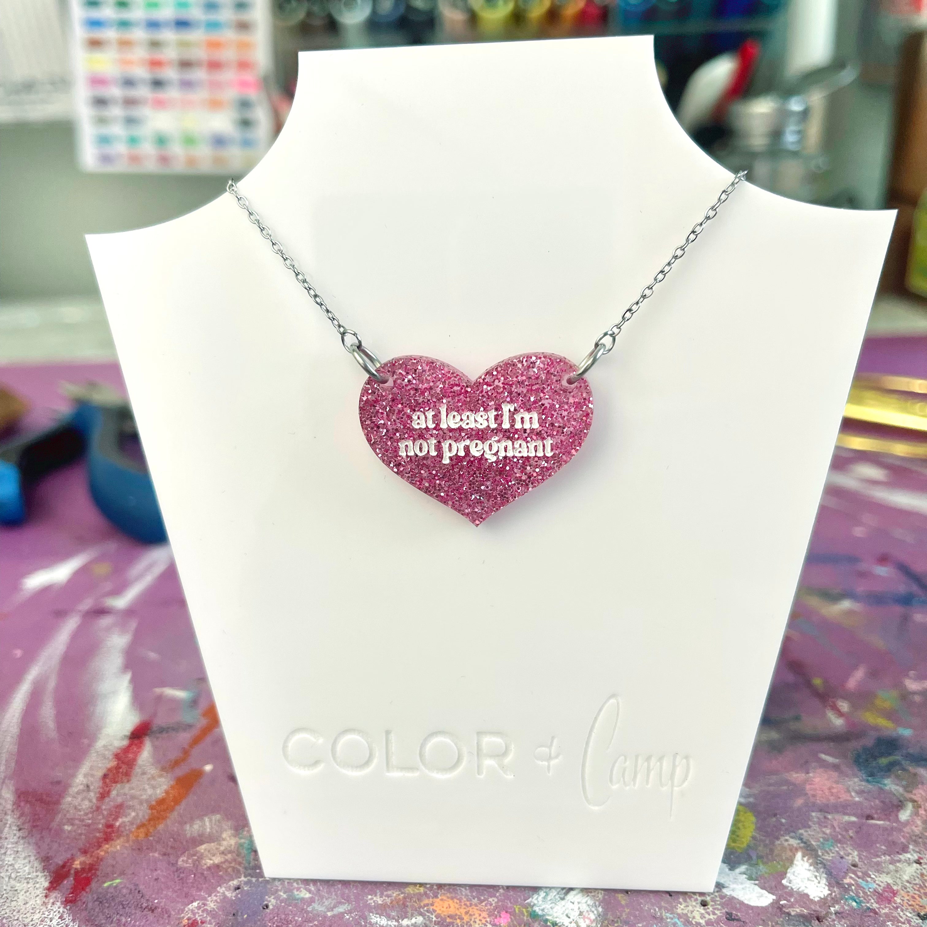 Design Your Own Engraved Little Heart Necklace