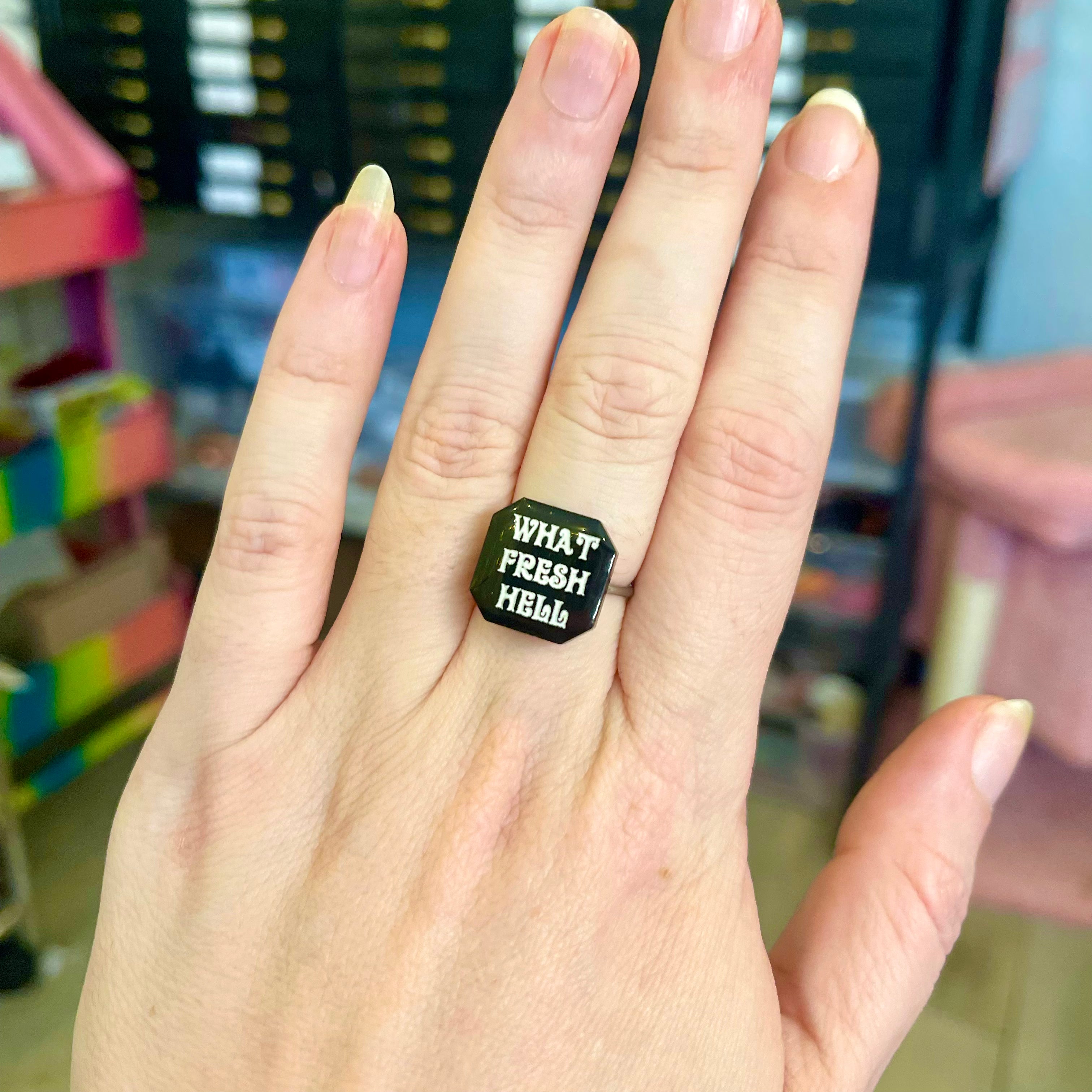 What Fresh Hell - Statement Ring