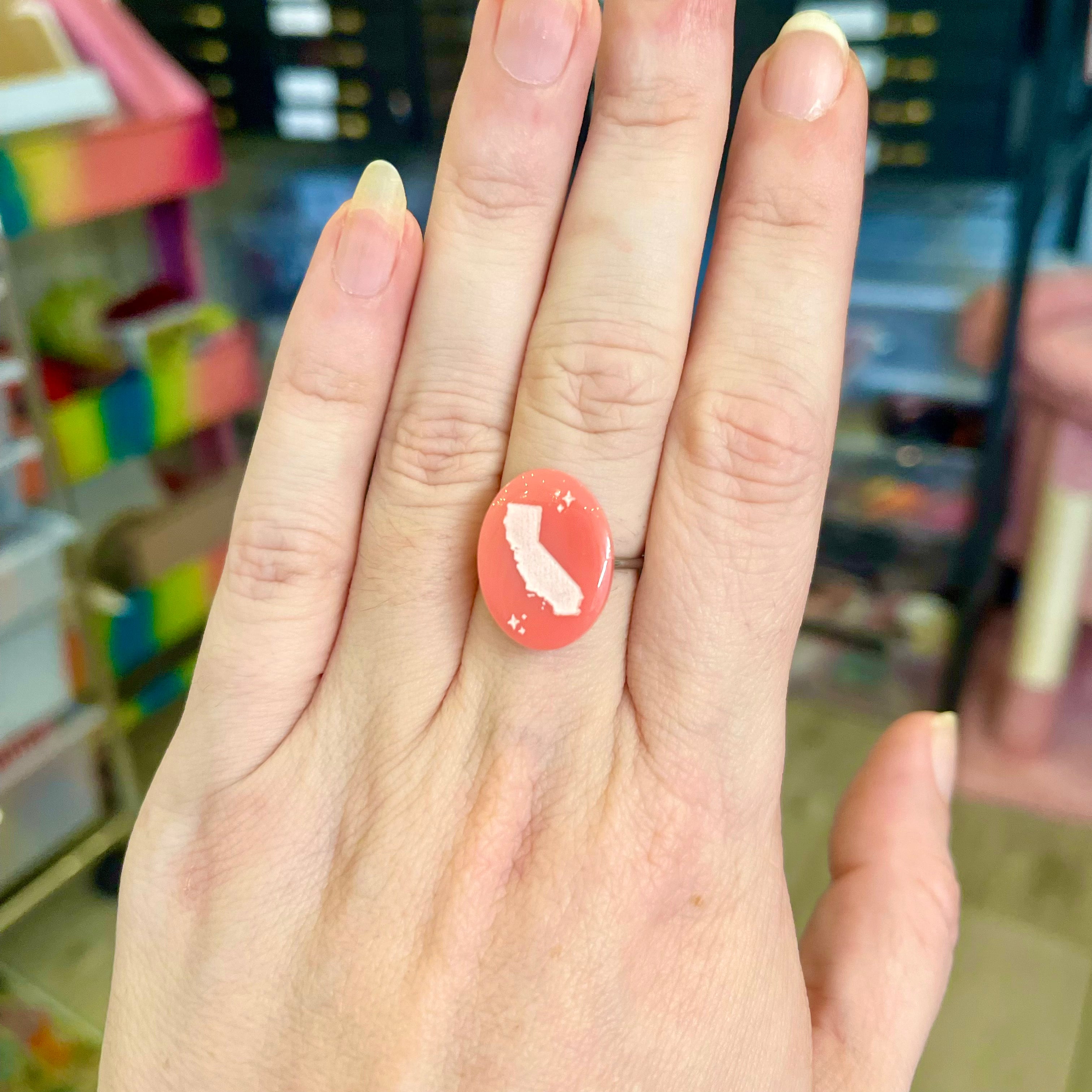Custom State Cameo Ring
