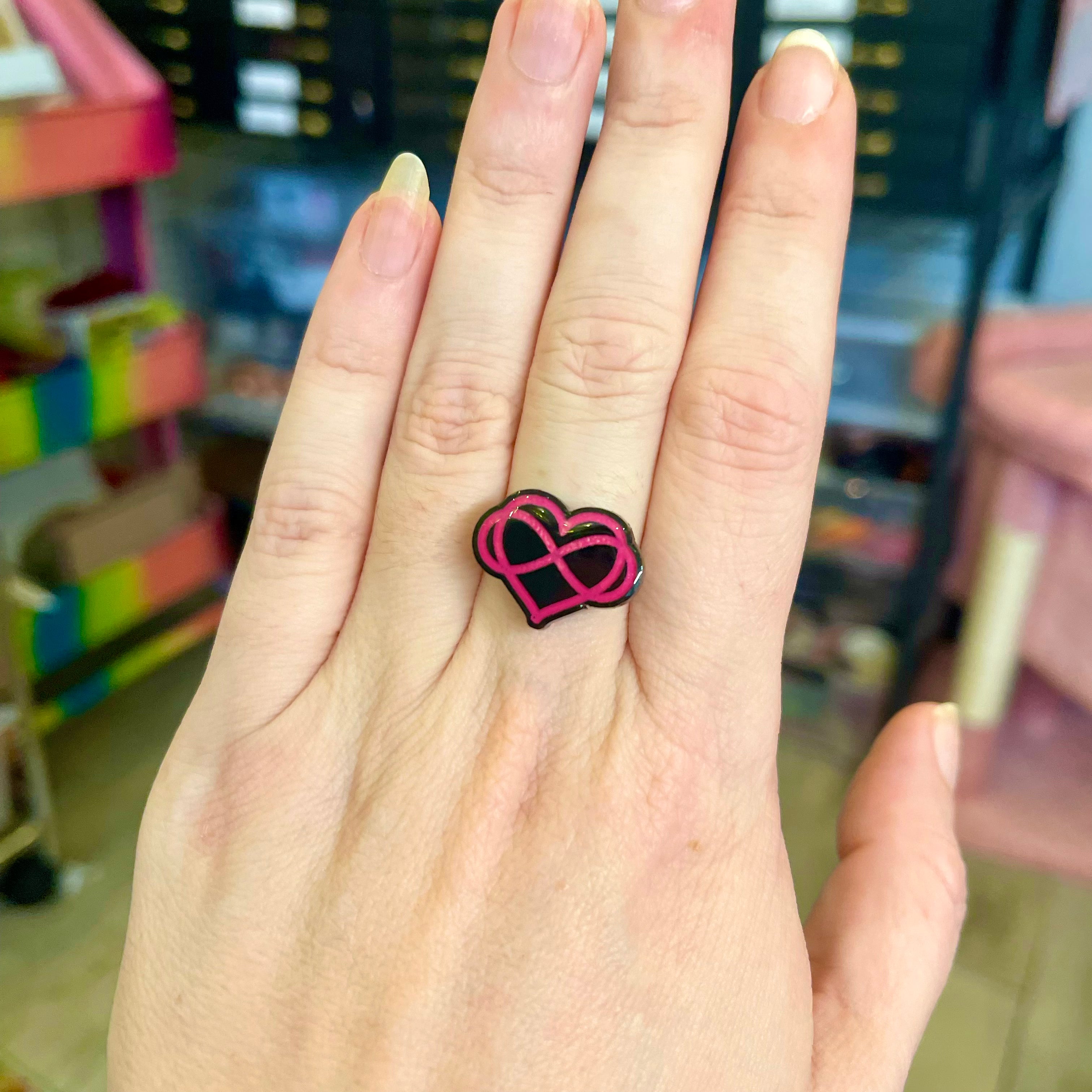 Polyamory Symbol Ring