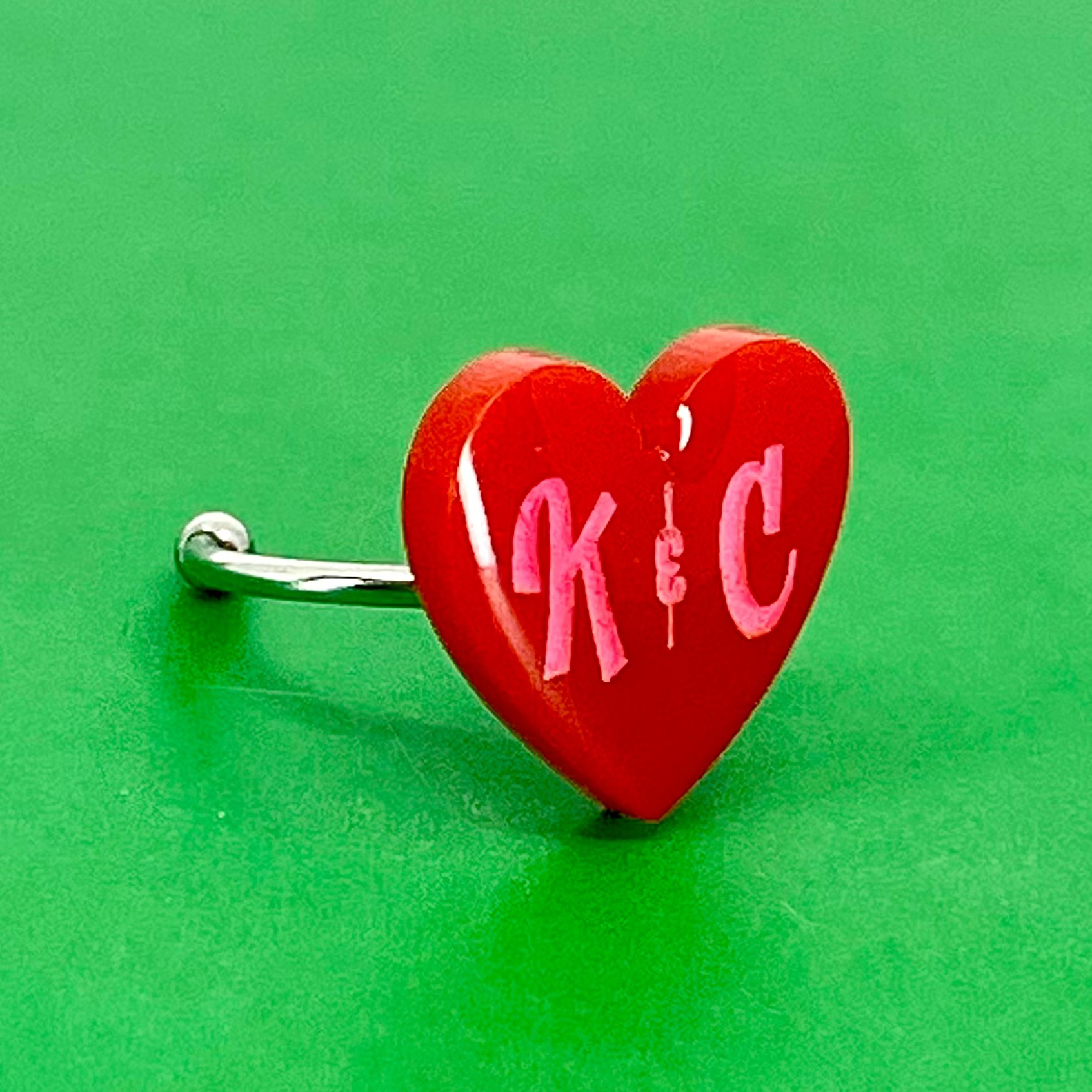Custom Lover's Heart Ring