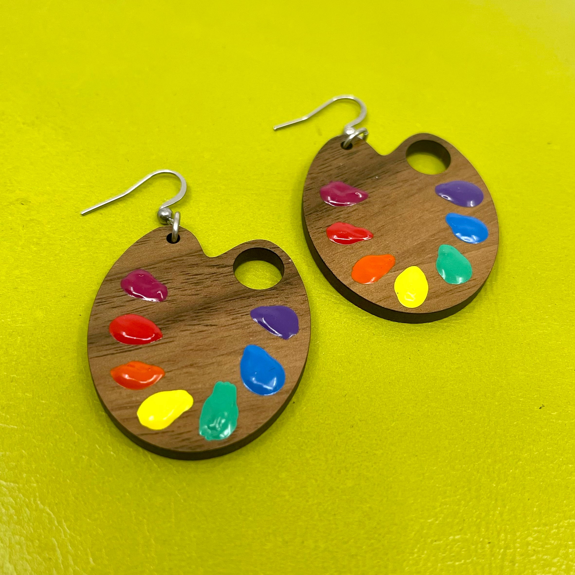 Paint Palette Earrings