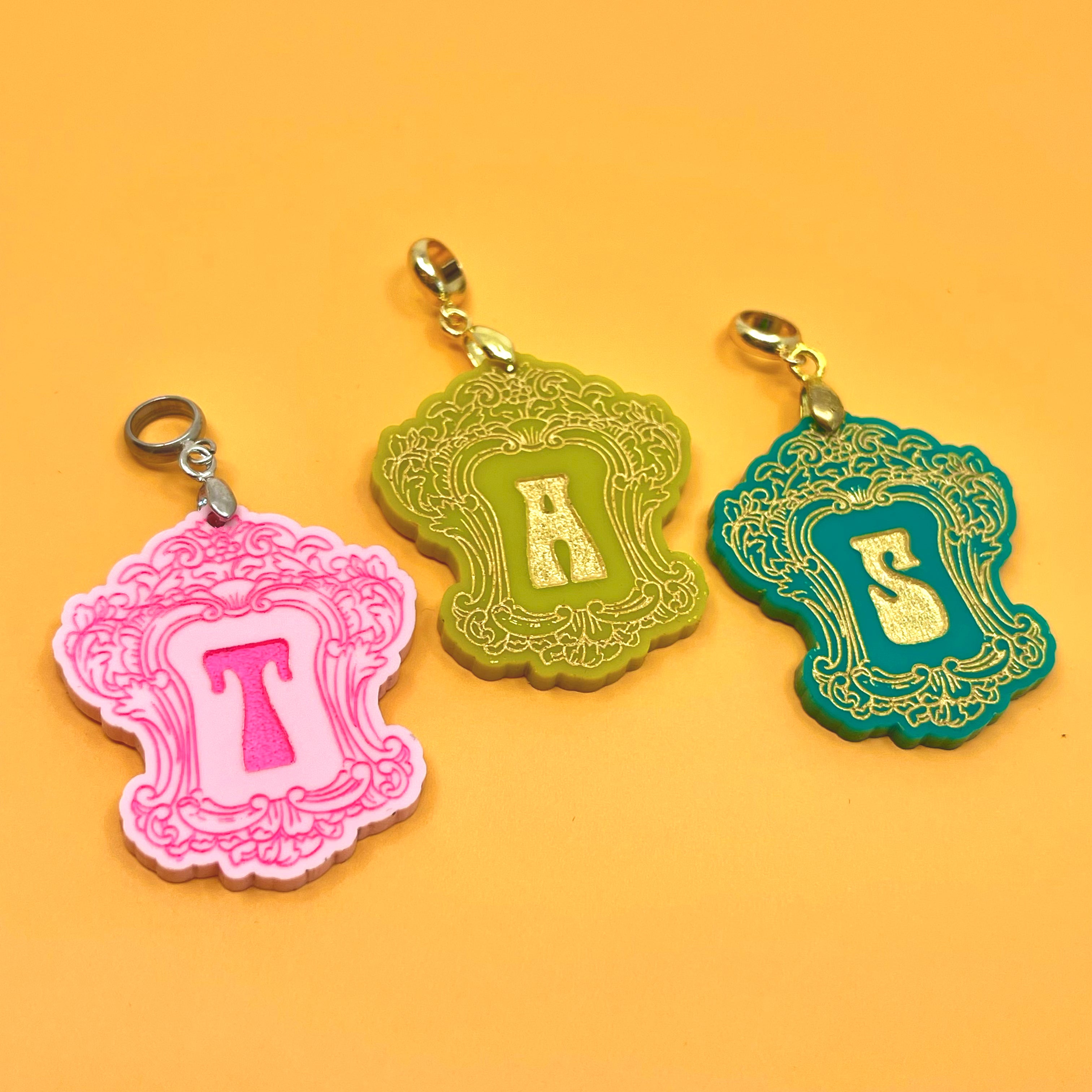 Custom 70s Monogram Pendant