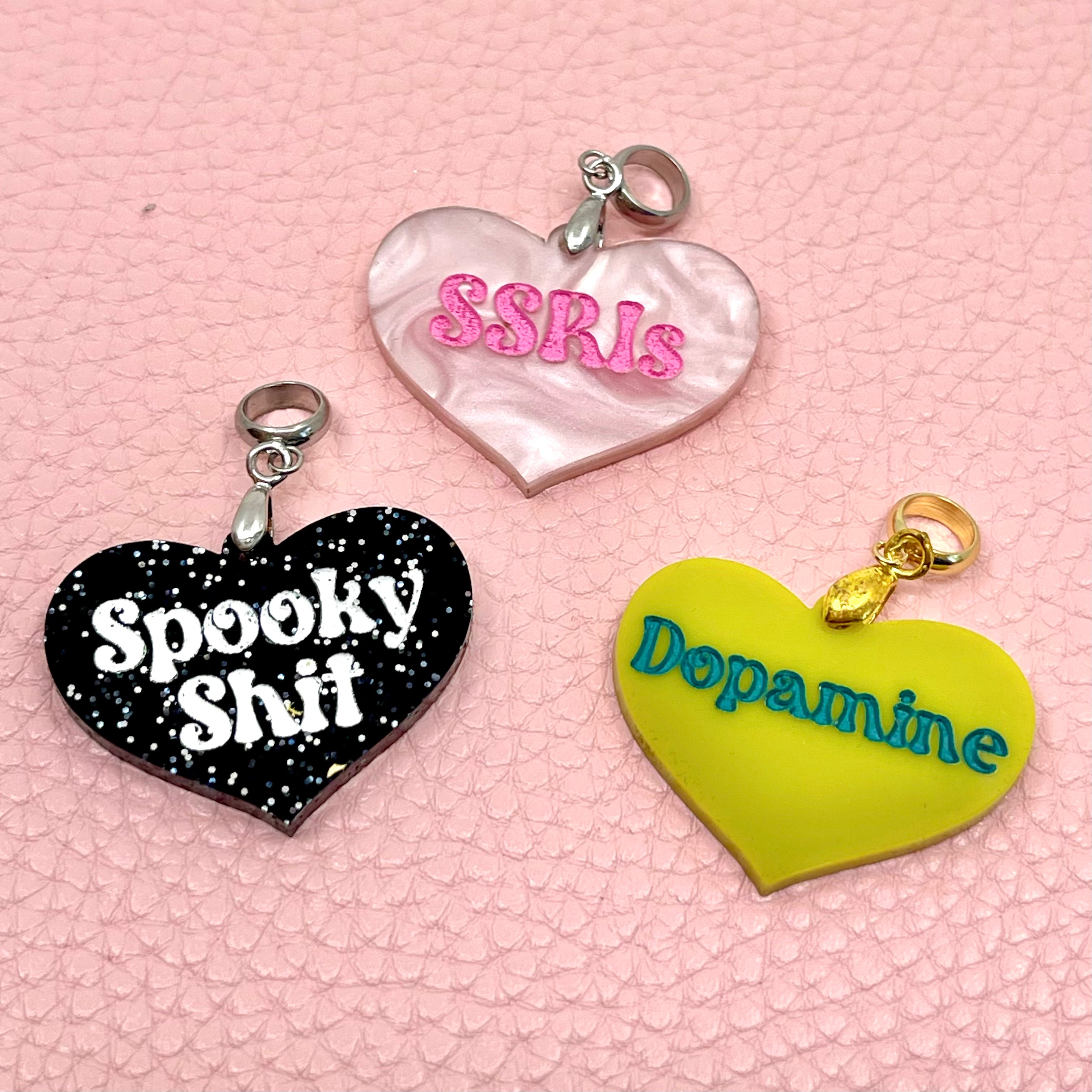 Custom Favorite Things Heart Pendant