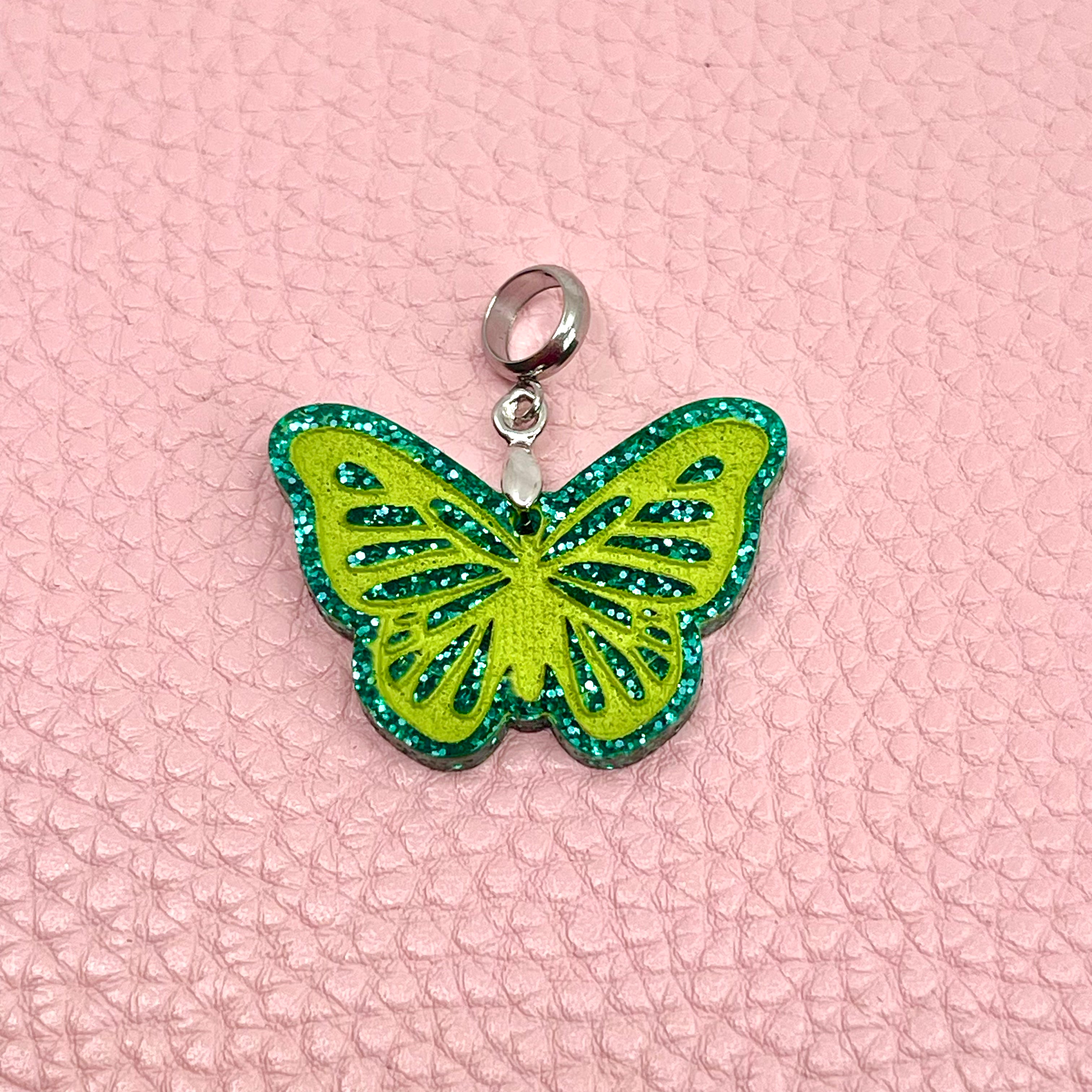 Retro 90s Butterfly Pendant