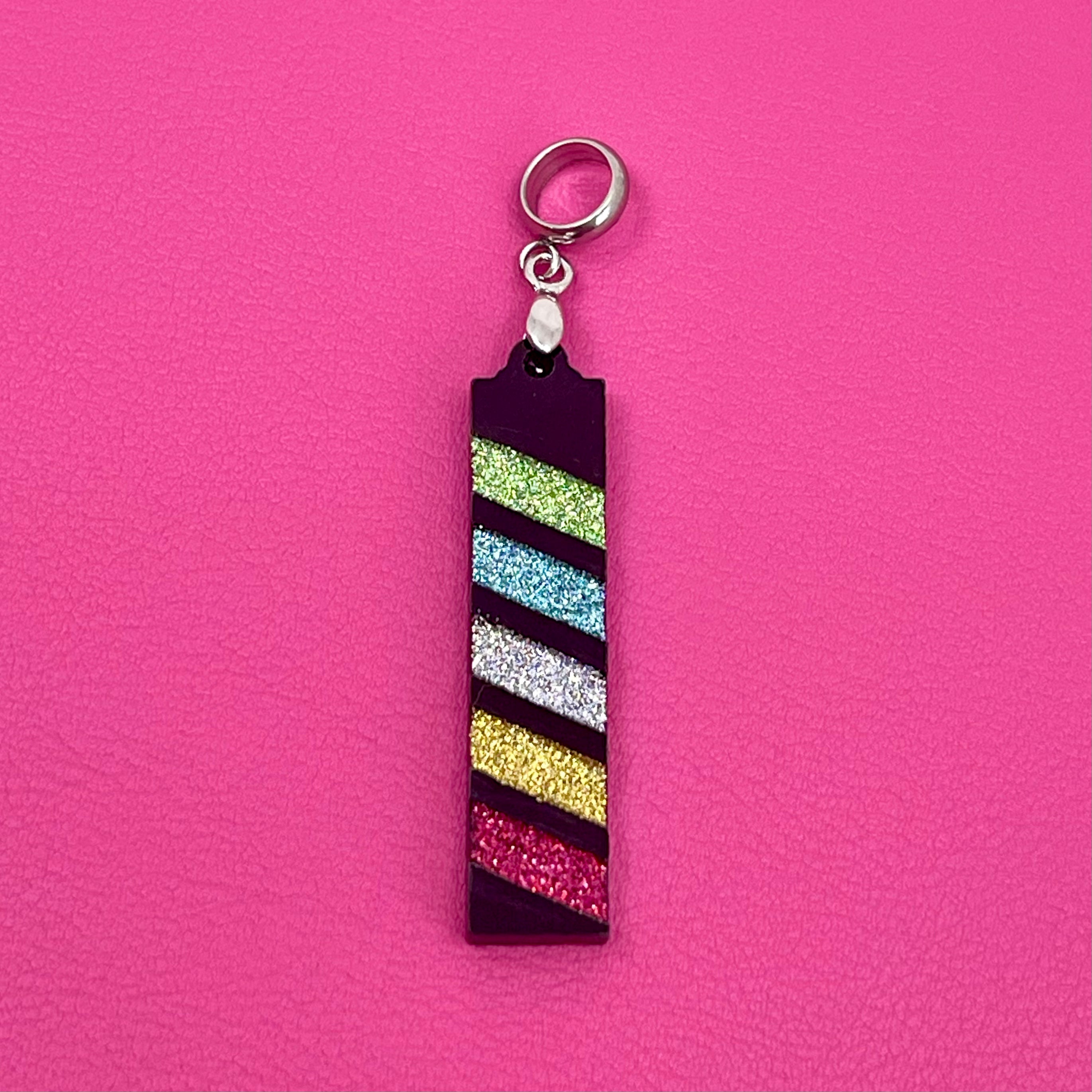 Disability Pride Flag Pendant