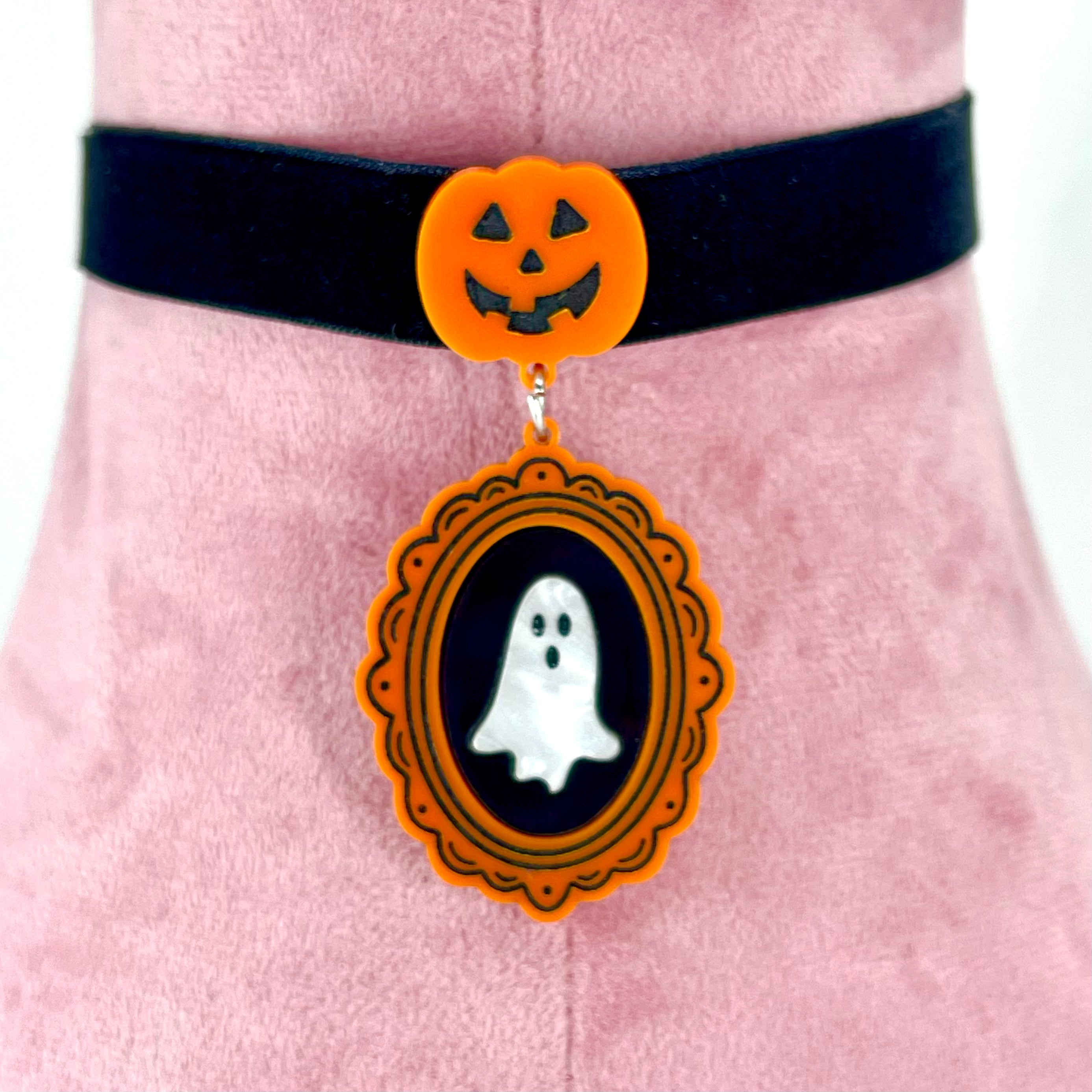 Halloween Cameo Velvet Choker