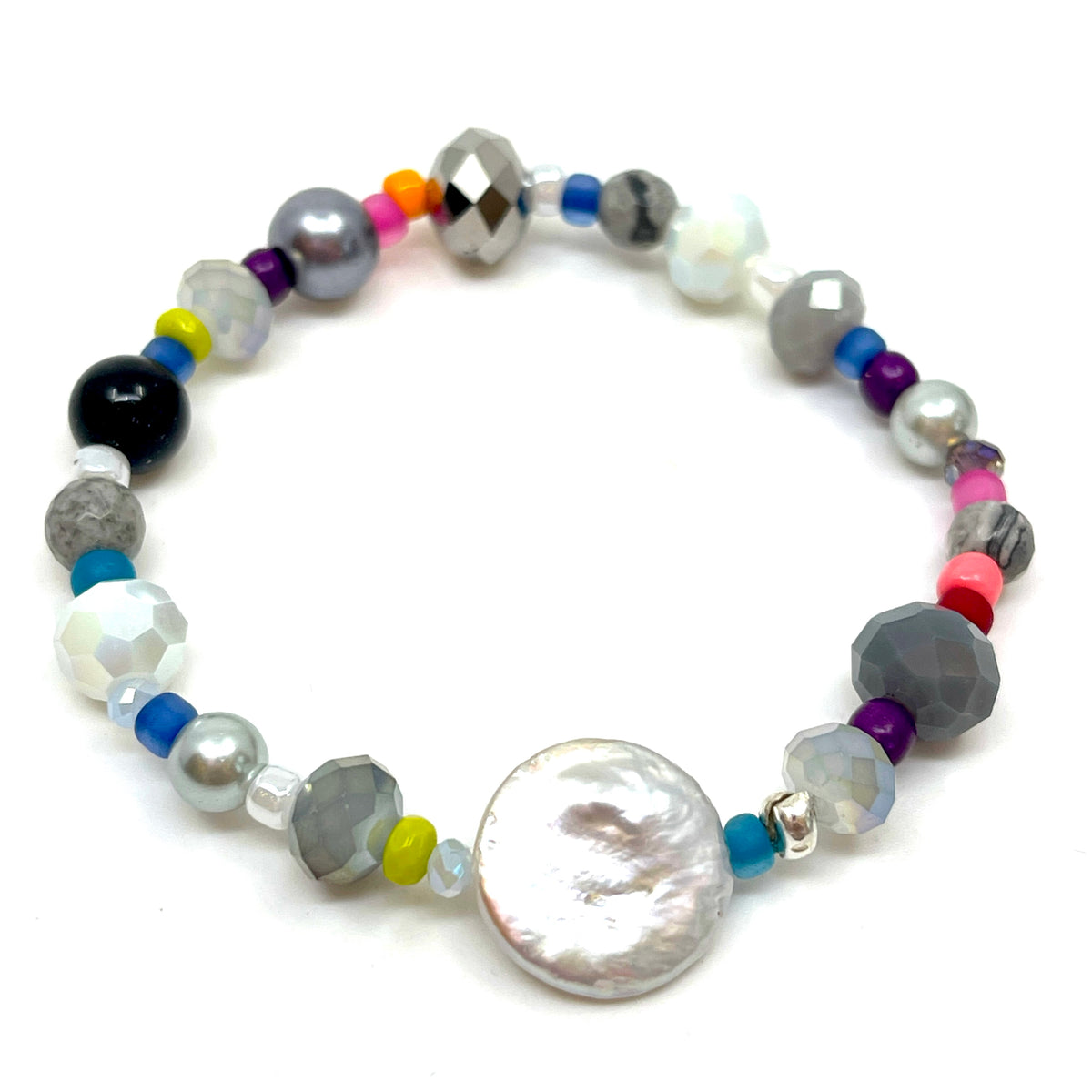 Copy Moon Joy Beaded Stacking Bracelet