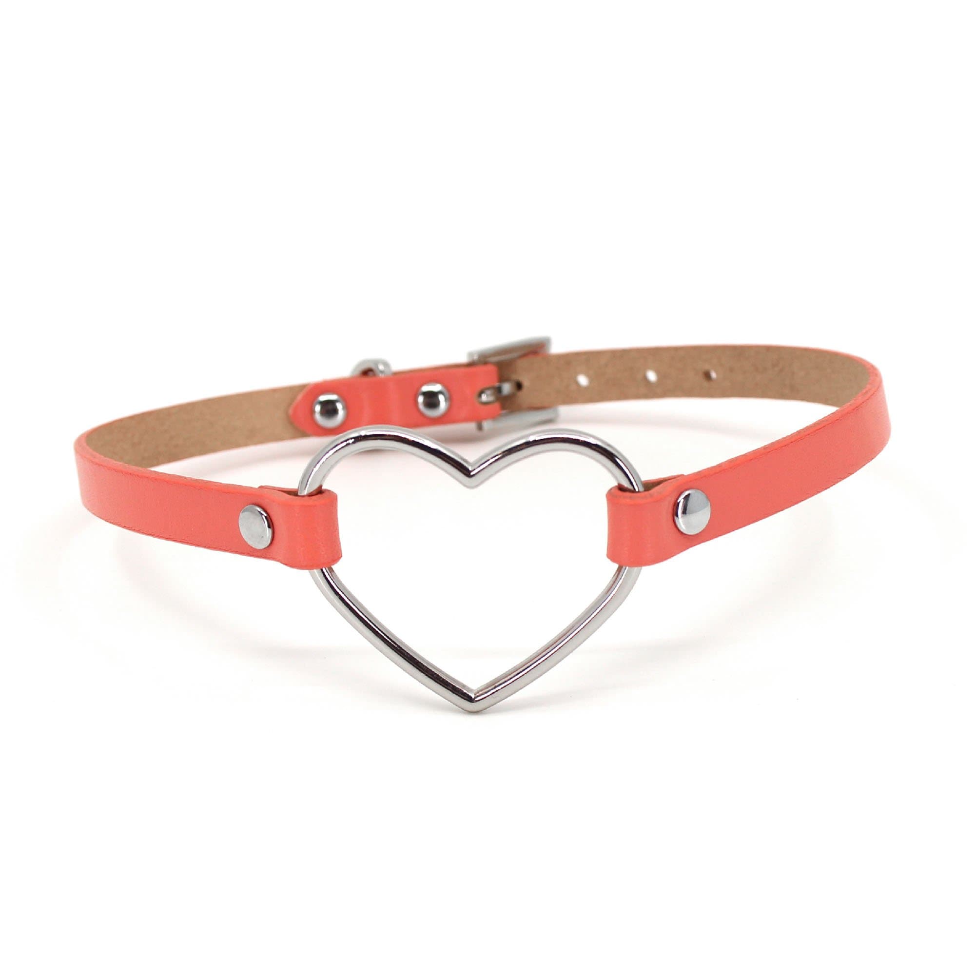 Design Your Own Heart Ring Mini BDSM Collar Collar Restrained Grace   