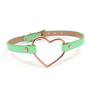 Design Your Own Heart Ring Mini BDSM Collar Collar Restrained Grace   